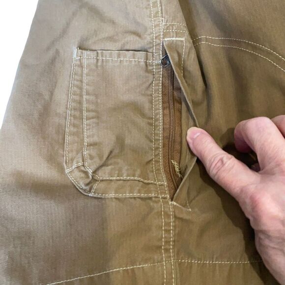 Kuhl Dry Renegade Utility Shorts Mens 38 Tan Mid Length Outdoor Hiking - Picture 4 of 8